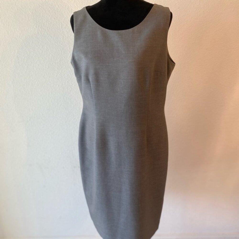 Kasper Gray Sleeveless Dress